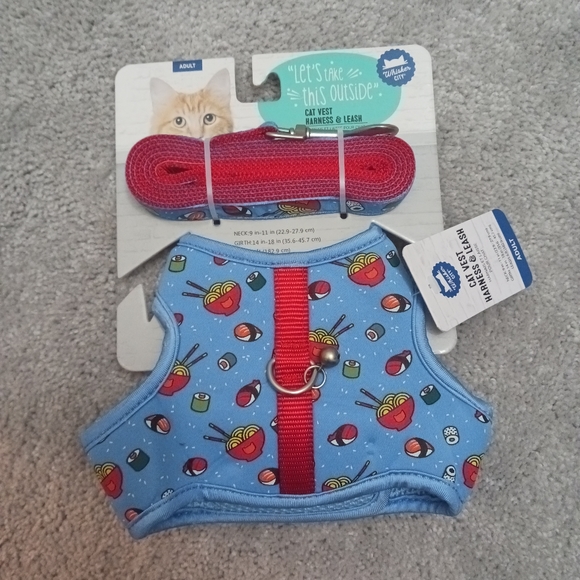 whisker city Cat Sushi Cat Harness Poshmark